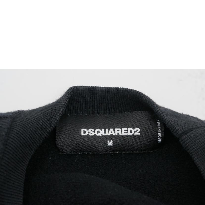 DSQUARED2 ディースクエアード/ロゴプリント　長袖スウェット／黒/S74GU0425 S25042//ABランク/20