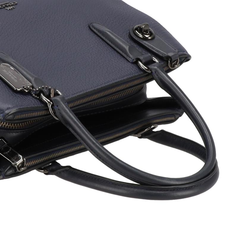 COACH/ブルックリンキャリーオール28 レザー /ネイビー /56839 //G16**/Aランク/40