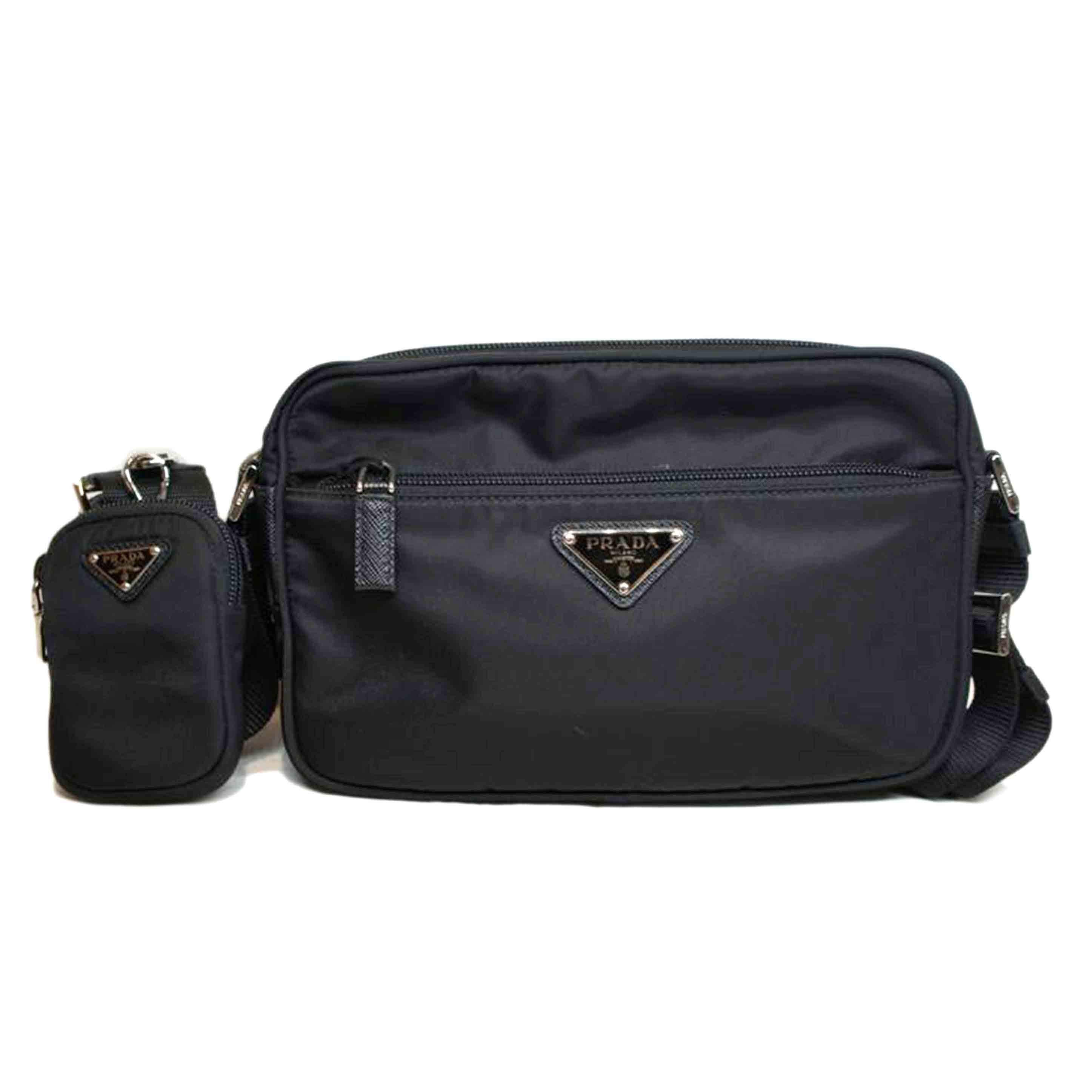 PRADA プラダ/Re－Nylon　リナイロンショルダーバッグブラック/1BC167B//31/**/SAランク/92