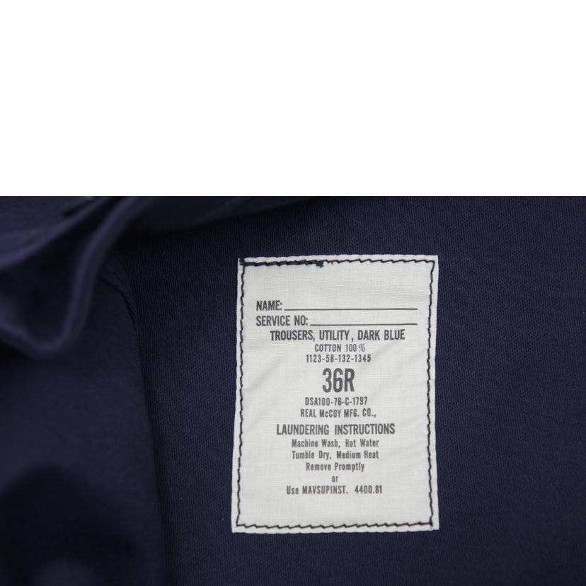THE　REAL　McCOY’S ザリアルマッコイズ/ユーティリティ　ショートパンツ／ネイビー//Aランク/18