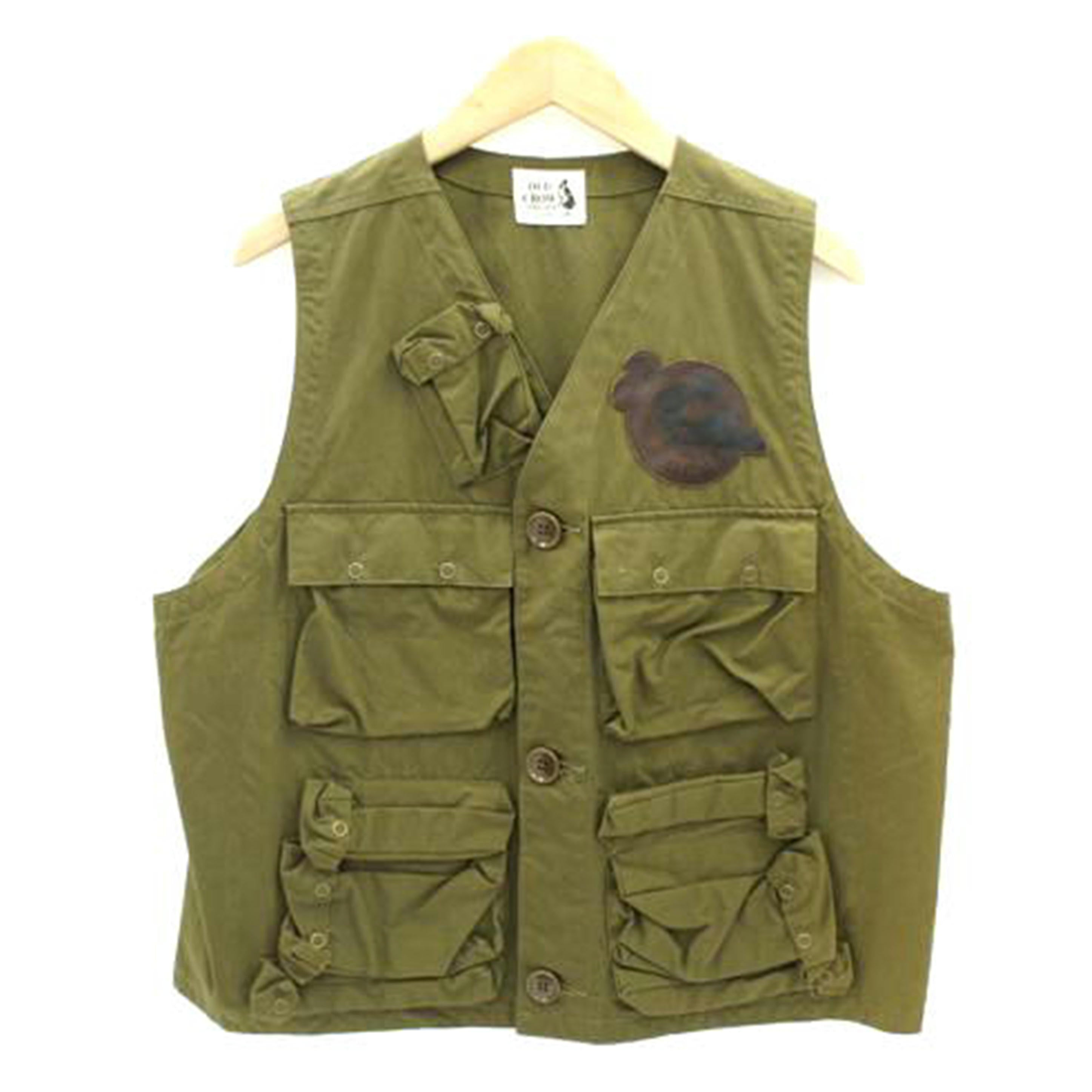 GLADHAND グラッドハンド/OLD　CROWコンバットベスト／カーキ/0C-19-AW-04//Aランク/18