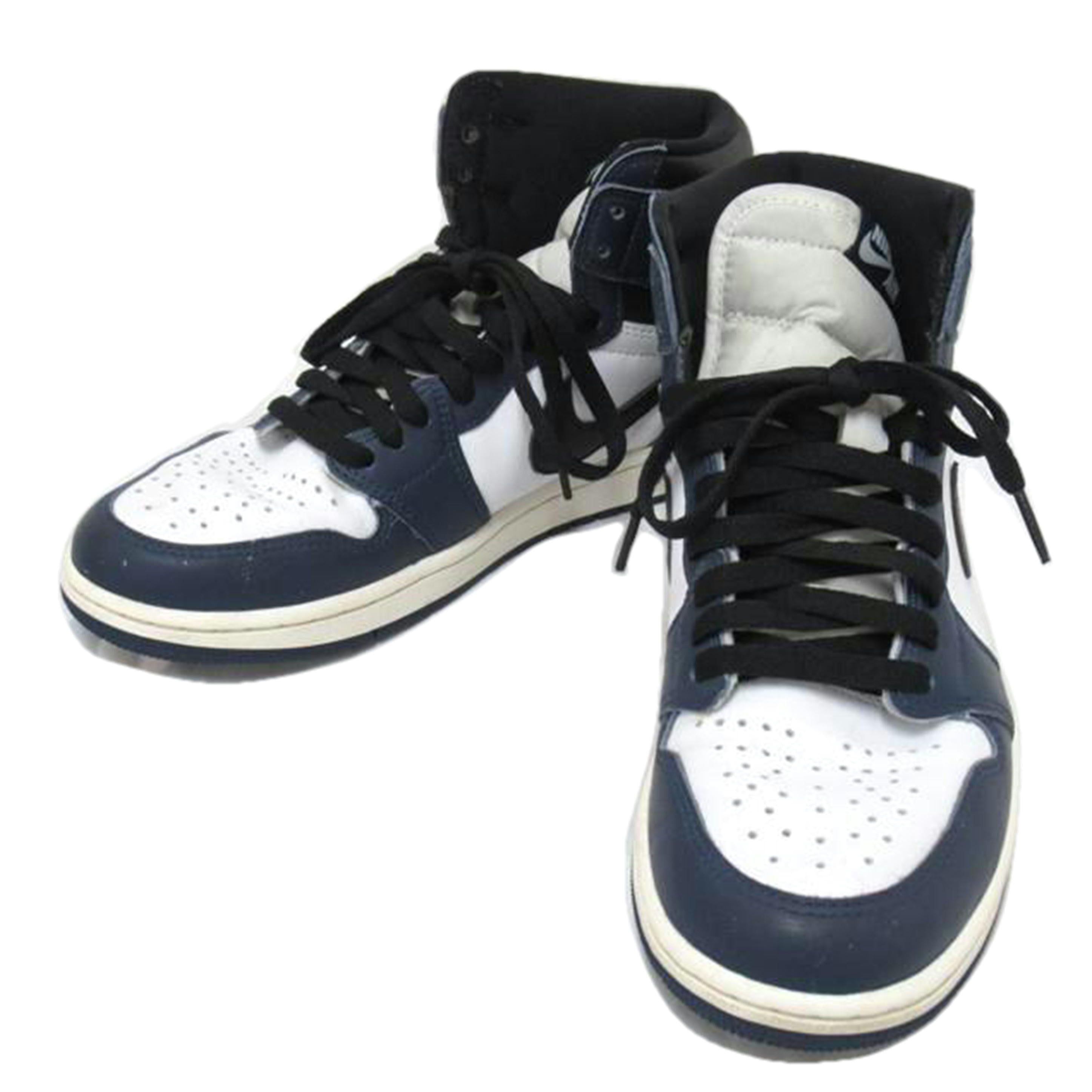 NIKE/AIR　JORDAN1レトロ／紺＆黒＆白/DZ5485-401//27.5/ABランク/63