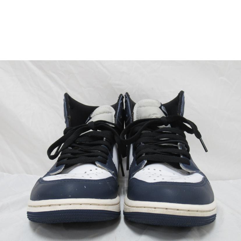 NIKE/AIR　JORDAN1レトロ／紺＆黒＆白/DZ5485-401//27.5/ABランク/63