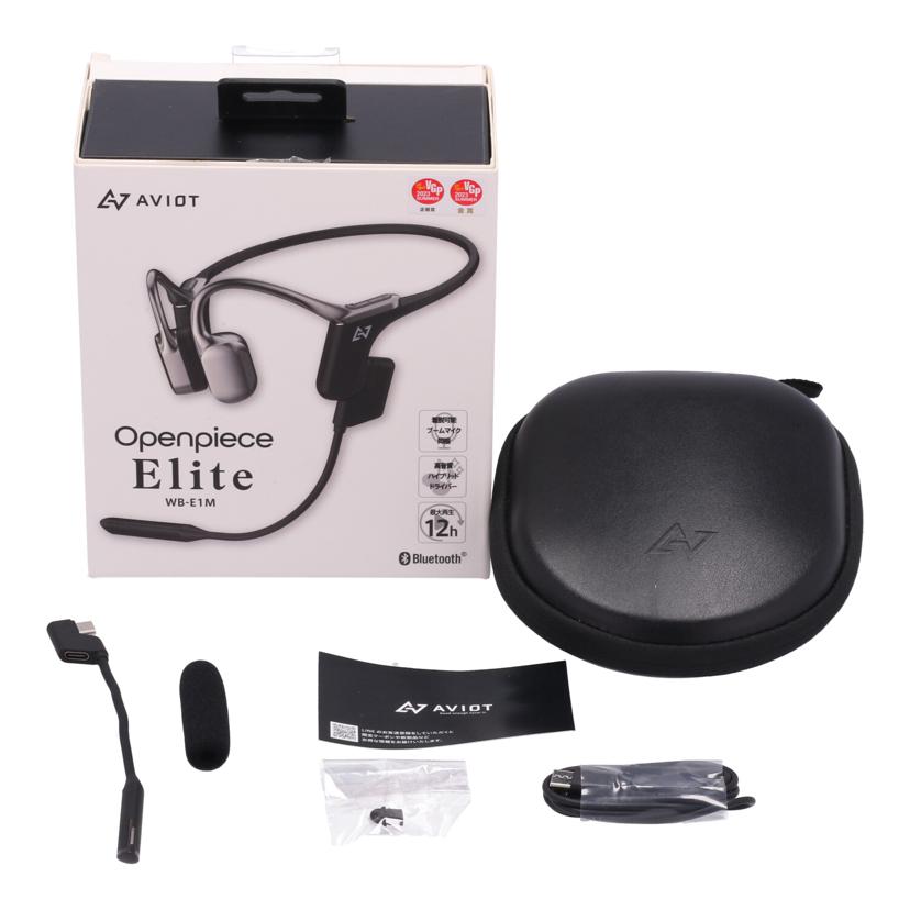 AVIOT アビオット　/ワイヤレス骨伝導ヘッドセット／Openpiece　Elite/WB-E1M//A1EF5Z97849/Bランク/77