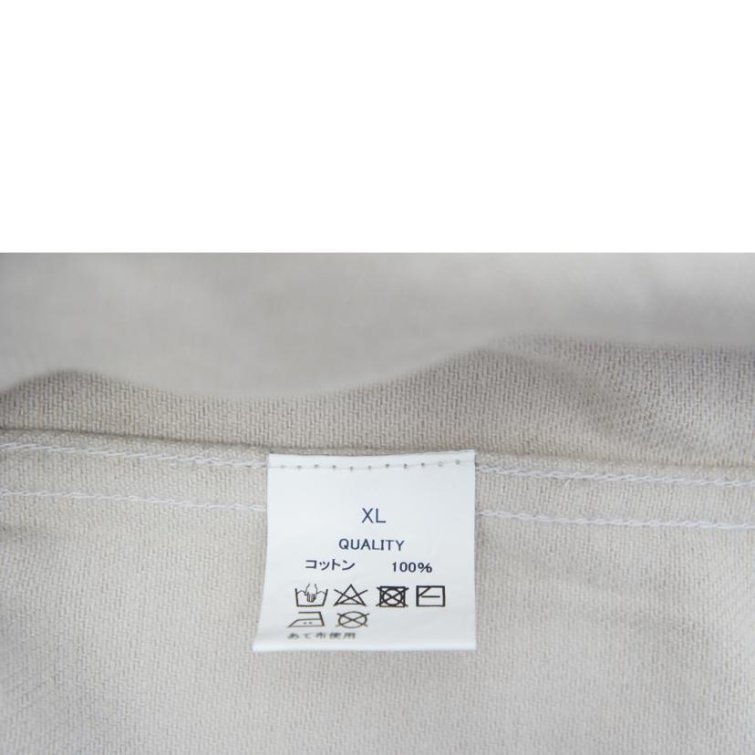 Mr．FATMAN ミスターハットマン/コットン長袖シャツ／ベージュ//SAランク/18