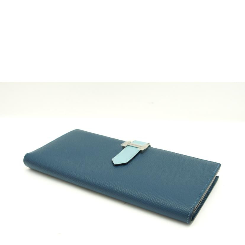 HERMES エルメス/ベアンスフレ／エプソン／コルヴェール・ブルーアトールSV金具//T T********/ABランク/75