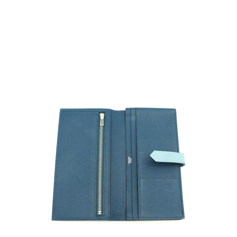 HERMES エルメス/ベアンスフレ／エプソン／コルヴェール・ブルーアトールSV金具//T T********/ABランク/75