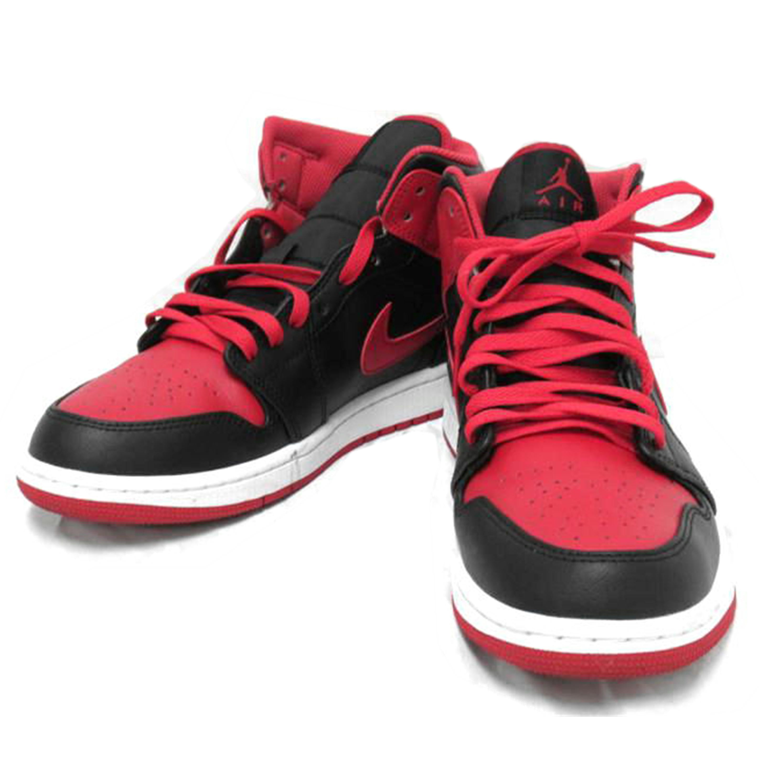 NIKE/AIR JORDAN 1 MID/黒×赤/DQ8426-060//Aランク/63
