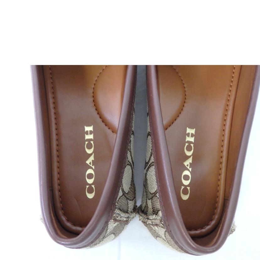COACH コーチ/モナ　ドライバー／シグネチャージャガード／シューズ23．0cm/CC639//Aランク/84