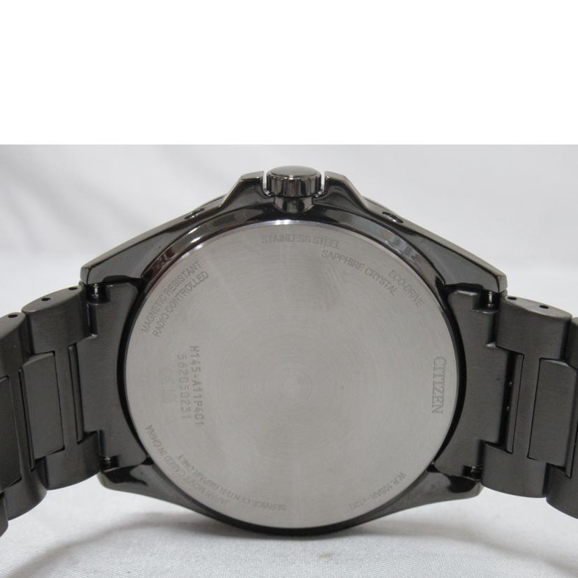CITIZEN/メンズウォッチ/Eco-Drive/ソーラー電波/H145-A11P401//562******/Aランク/63