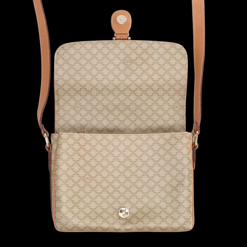 CELINE　 セリーヌ/マカダムプリントフラップショルダー//M16**/ABランク/75