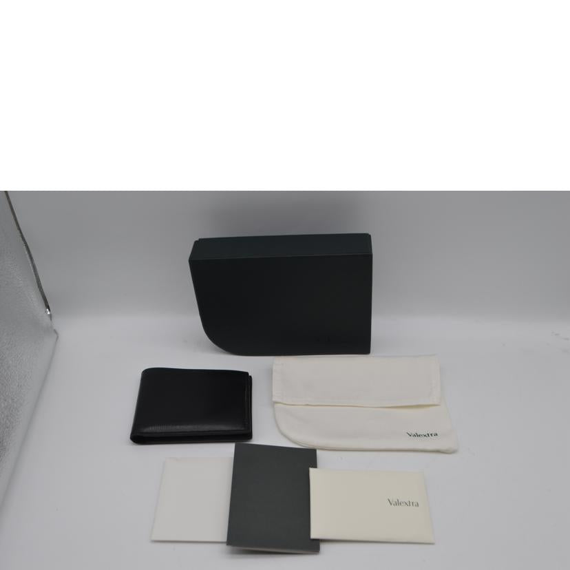 Valextra ヴァレクストラ/バイフォールドカードケースウォレット／ノワール/SGNL0004028L99WF99GF//L Z***/ABランク/89