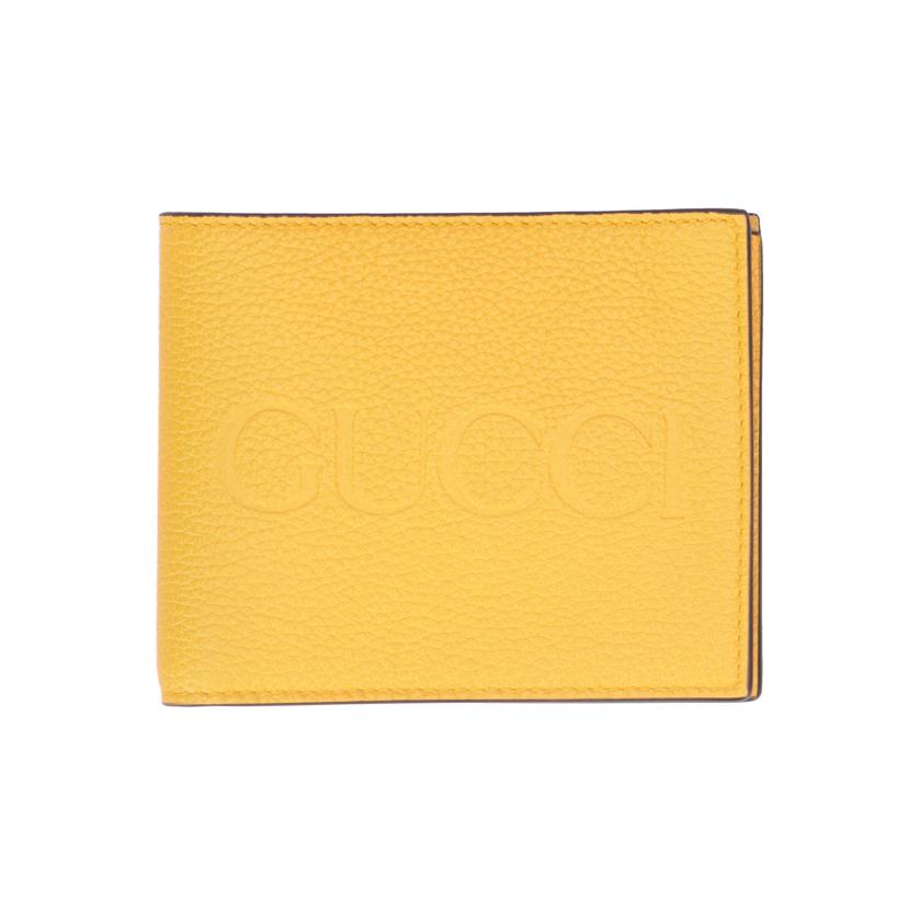 GUCCI グッチ/エンボスロゴコインウォレット／マスタード/658681//537***/SAランク/91