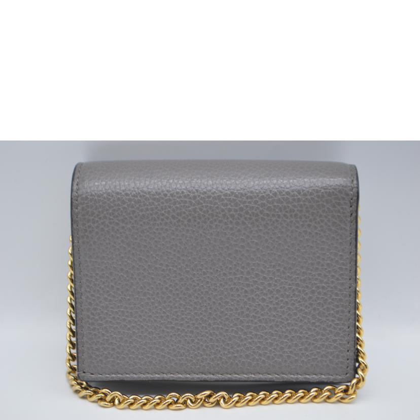 GUCCI グッチ/ズゥミコンパクトチェーンレザーウォレット/570660//206*/Bランク/89