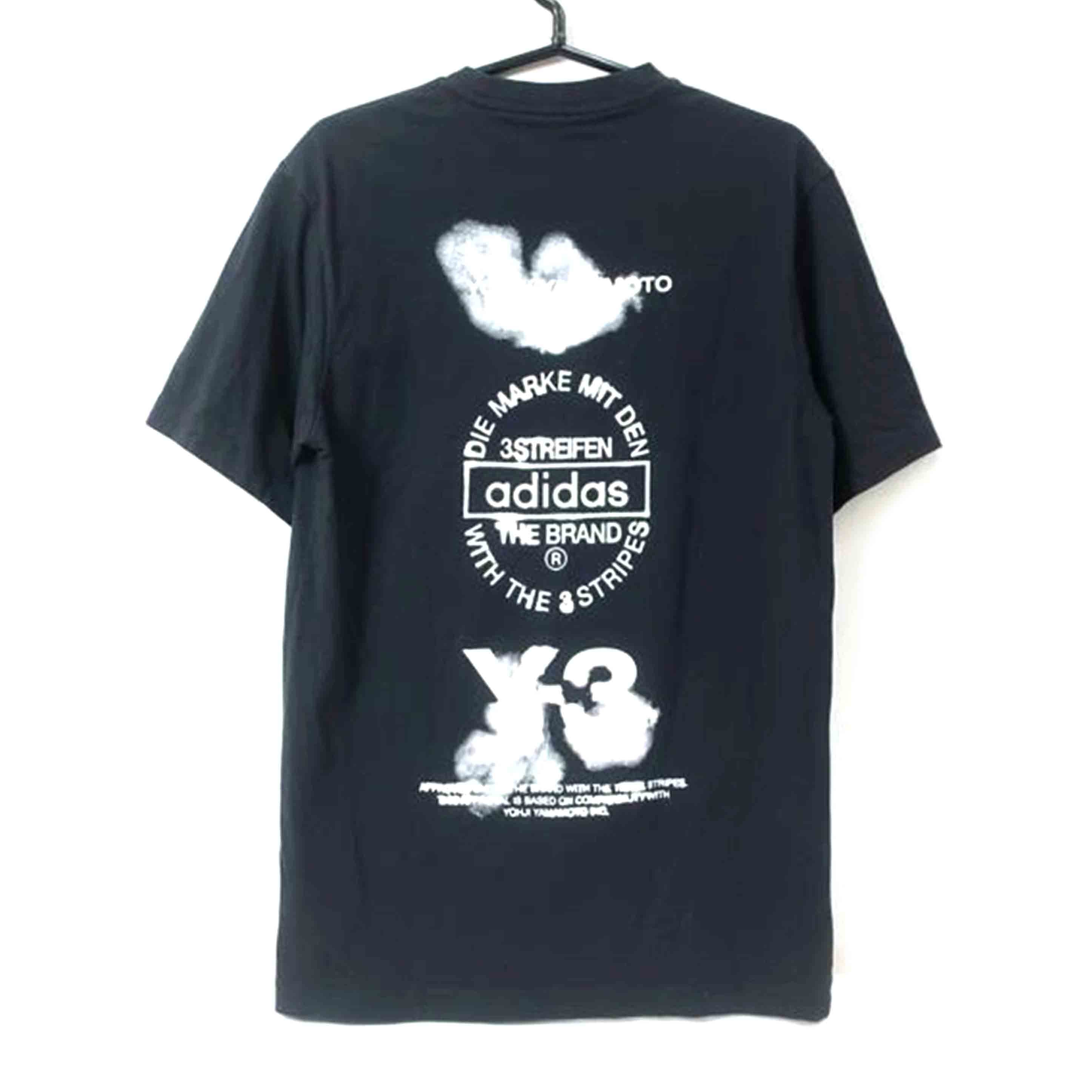 Y－3 ワイスリー/グラフィック　ロゴTシャツ　2XSサイズ　ブラック/16C001//ABランク/65