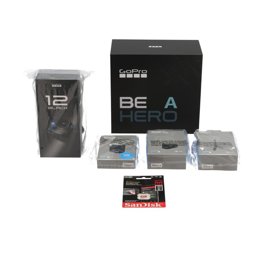 GoPro ゴープロ　/アクションカメラ／HERO12　BLACK　セット未使用/CHDHX-121FW//C3501325659324/Sランク/67