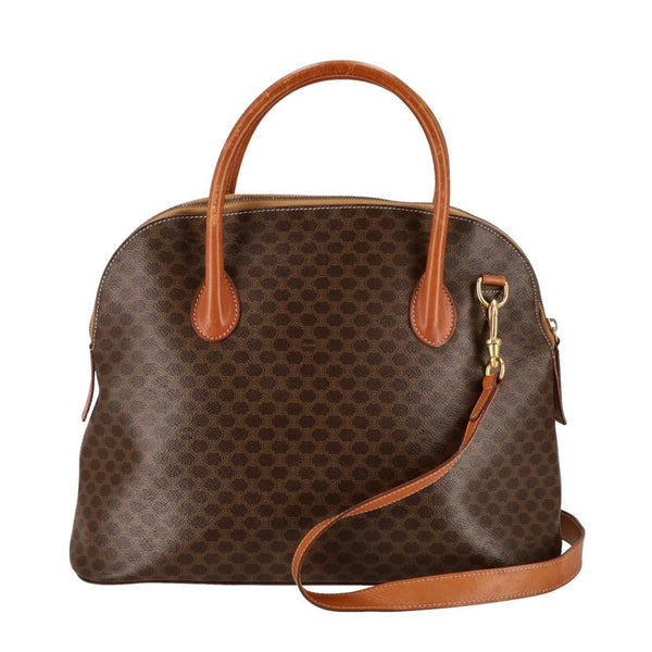 ⭐︎美品⭐︎CELINE セリーヌ ハンドバッグ ハラコ Cマカダム CELINE セリーヌ Cマカダム ハラコ ハンドバッグ (タグ付き
