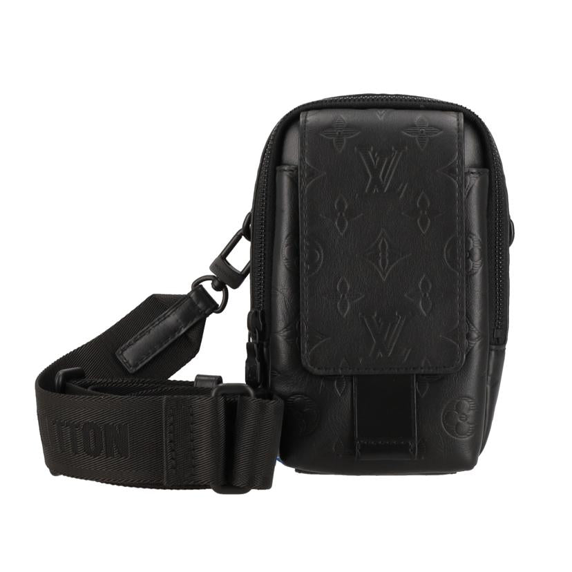 LOUIS　VUITTON ルイヴイトン/ダブルフォンポーチ／モノグラム／シャドウ/M81313//Aランク/93