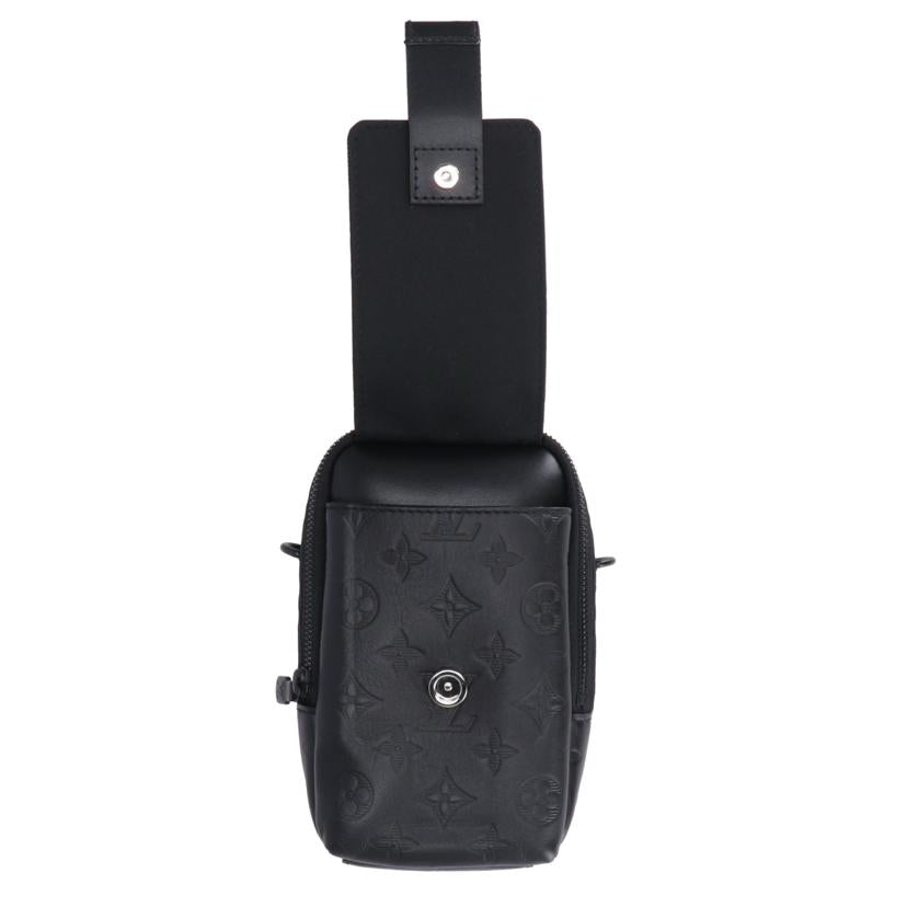 LOUIS　VUITTON ルイヴイトン/ダブルフォンポーチ／モノグラム／シャドウ/M81313//Aランク/93