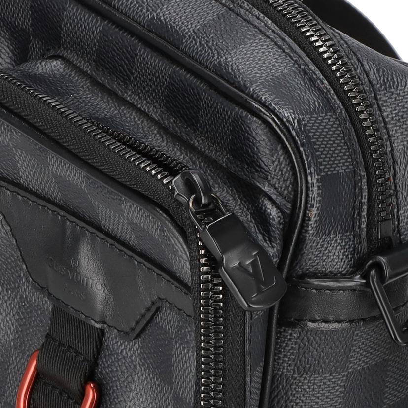 LOUIS　VUITTON ルイヴィトン/ユーティリティ・メッセンジャー／ダミエ／グラフィット/N40280//MB2***/Aランク/20