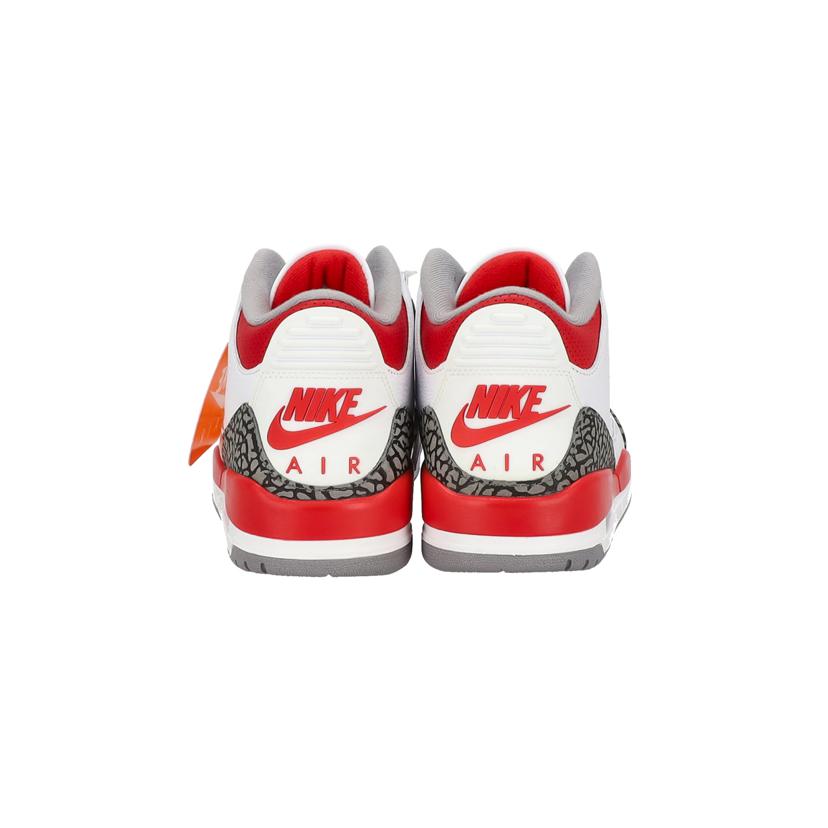 NIKE ナイキ/エアジョーダン3／レトロ　ファイヤーレッド／ハイカットスニーカー/DN3707-160//SAランク/18