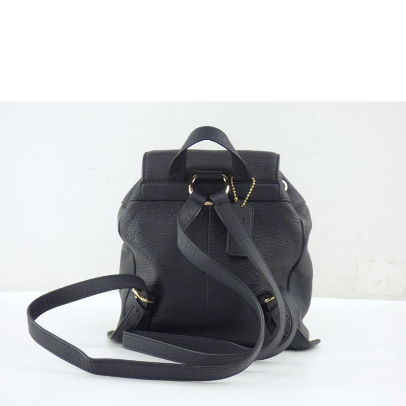 COACH ｺｰﾁ/リュックサック／ネイビー／カーフ/F37621//A16**/ABランク/64