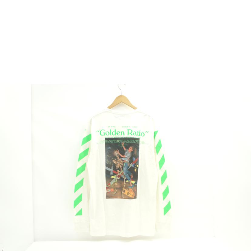 OFF－WHITE オフホワイト/PASCAL　PAINTING　ロングTシャツ／L／ホワイト/OMAB001R20185014//Bランク/01