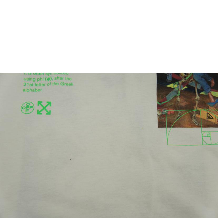 OFF－WHITE オフホワイト/PASCAL　PAINTING　ロングTシャツ／L／ホワイト/OMAB001R20185014//Bランク/01
