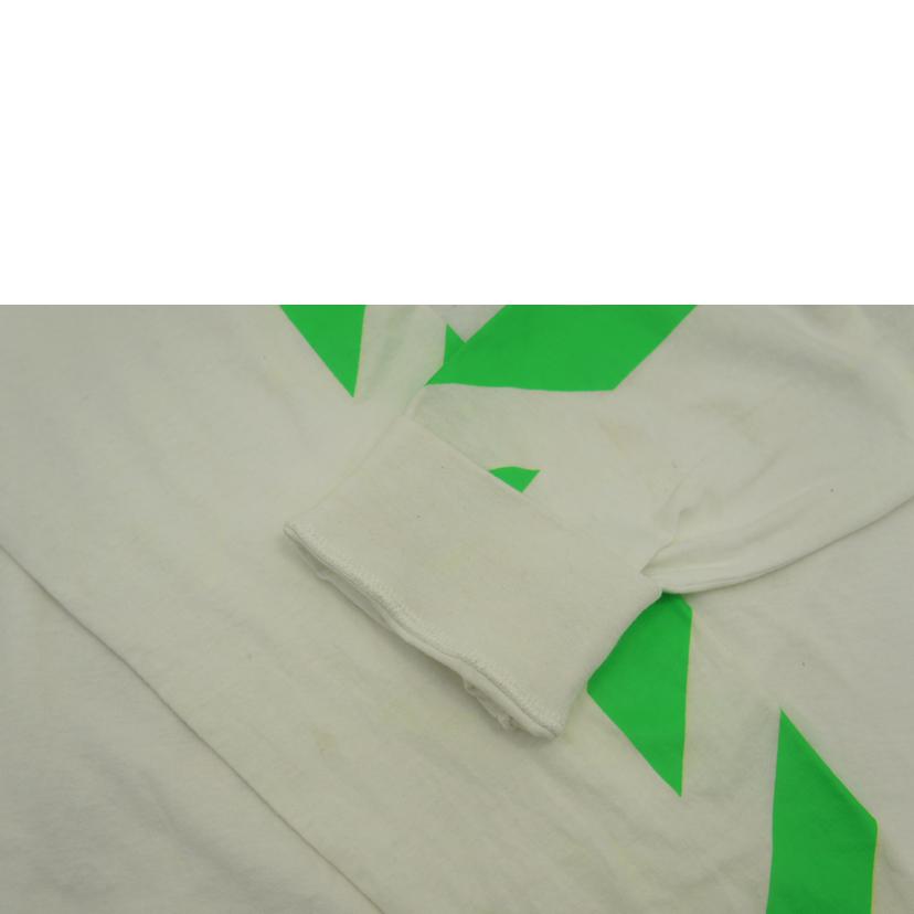 OFF－WHITE オフホワイト/PASCAL　PAINTING　ロングTシャツ／L／ホワイト/OMAB001R20185014//Bランク/01