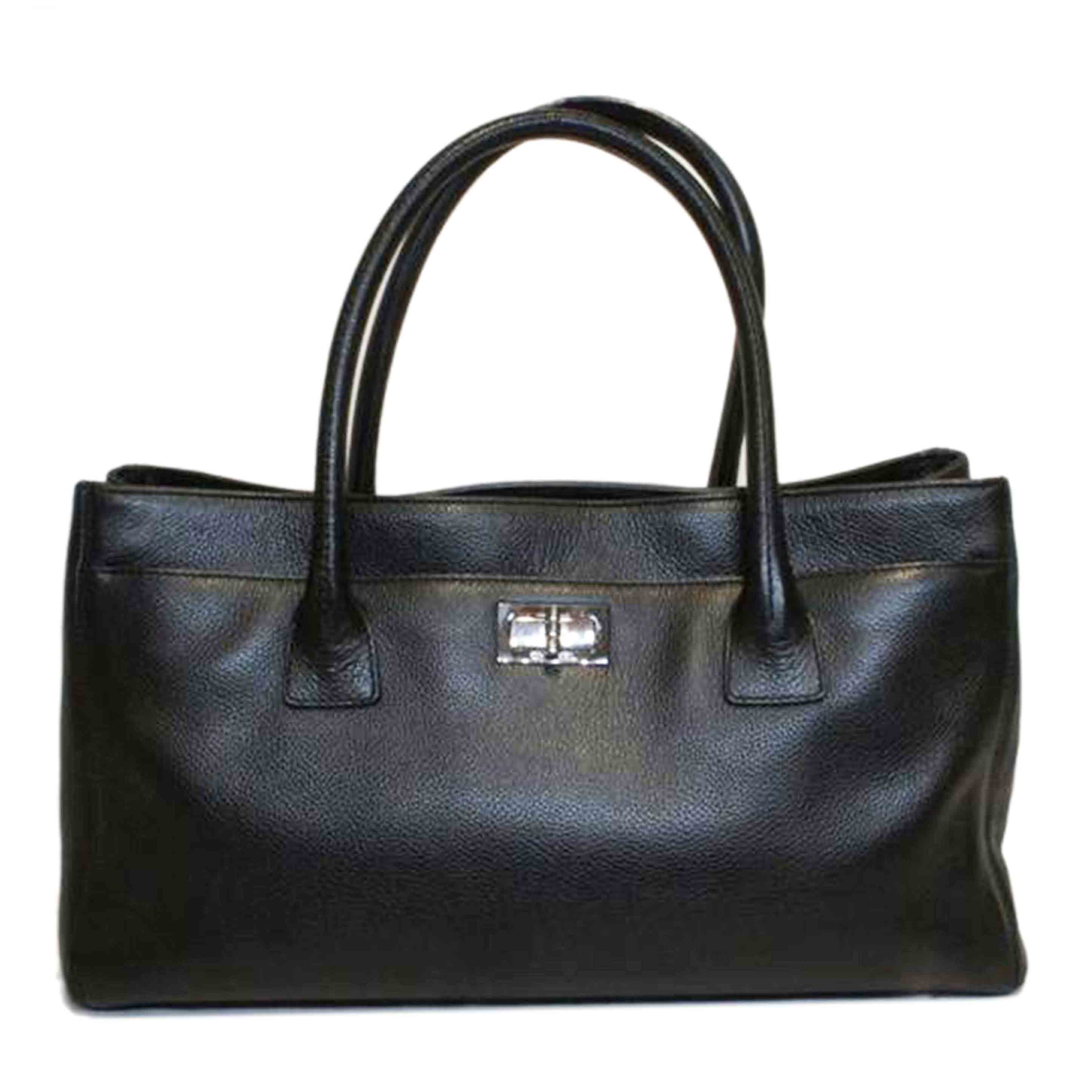 CHANEL シャネル/2．55エグゼクティブトートブラックレザー//101*****/ABランク/92