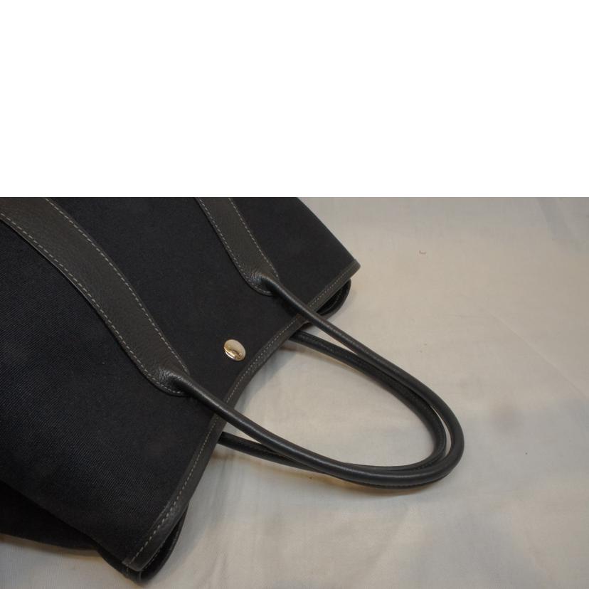 HERMES エルメス/ガーデンパーティTPM／トワルアッシュ／ノワール//□L/ABランク/92