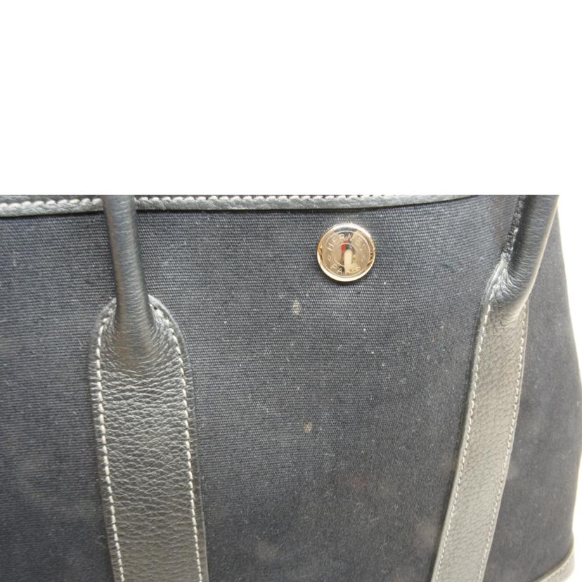HERMES エルメス/ガーデンパーティTPM／トワルアッシュ／ノワール//□L/ABランク/92