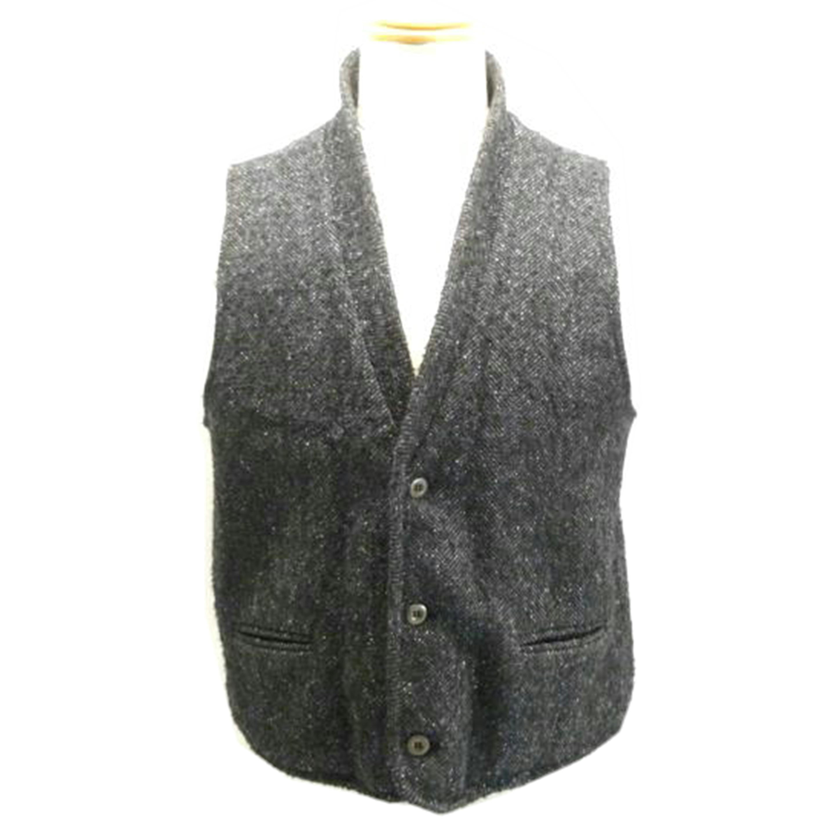 FRANK　LEDER ﾌﾗﾝｸﾘｰﾀﾞｰ/ツイードベスト/0027005//ABランク/88