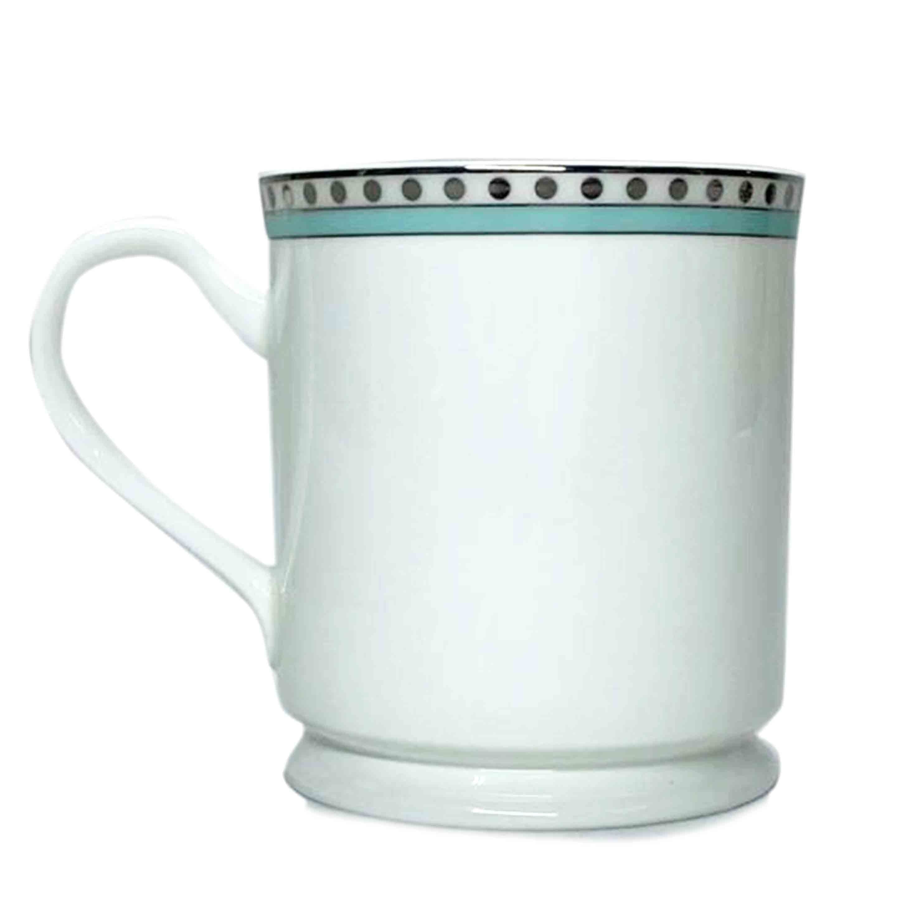 Tiffany＆Co． ティファニー/プラチナブルーバンド　マグカップ//ABランク/52