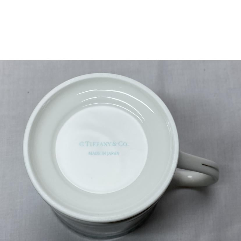 Tiffany＆Co． ティファニー/プラチナブルーバンド　マグカップ//ABランク/52