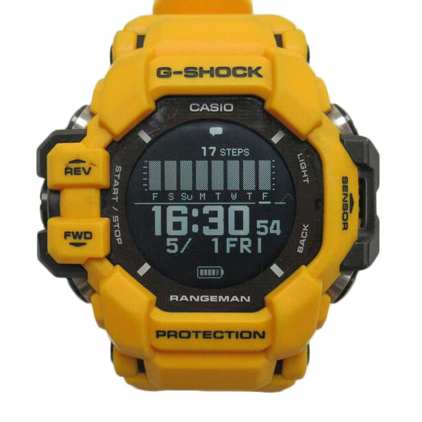 CASIO/G－SHOCK／MASTER　OF　G・レンジマン／ソーラー電波×スマホリンク/GPR-H1000//ABランク/63