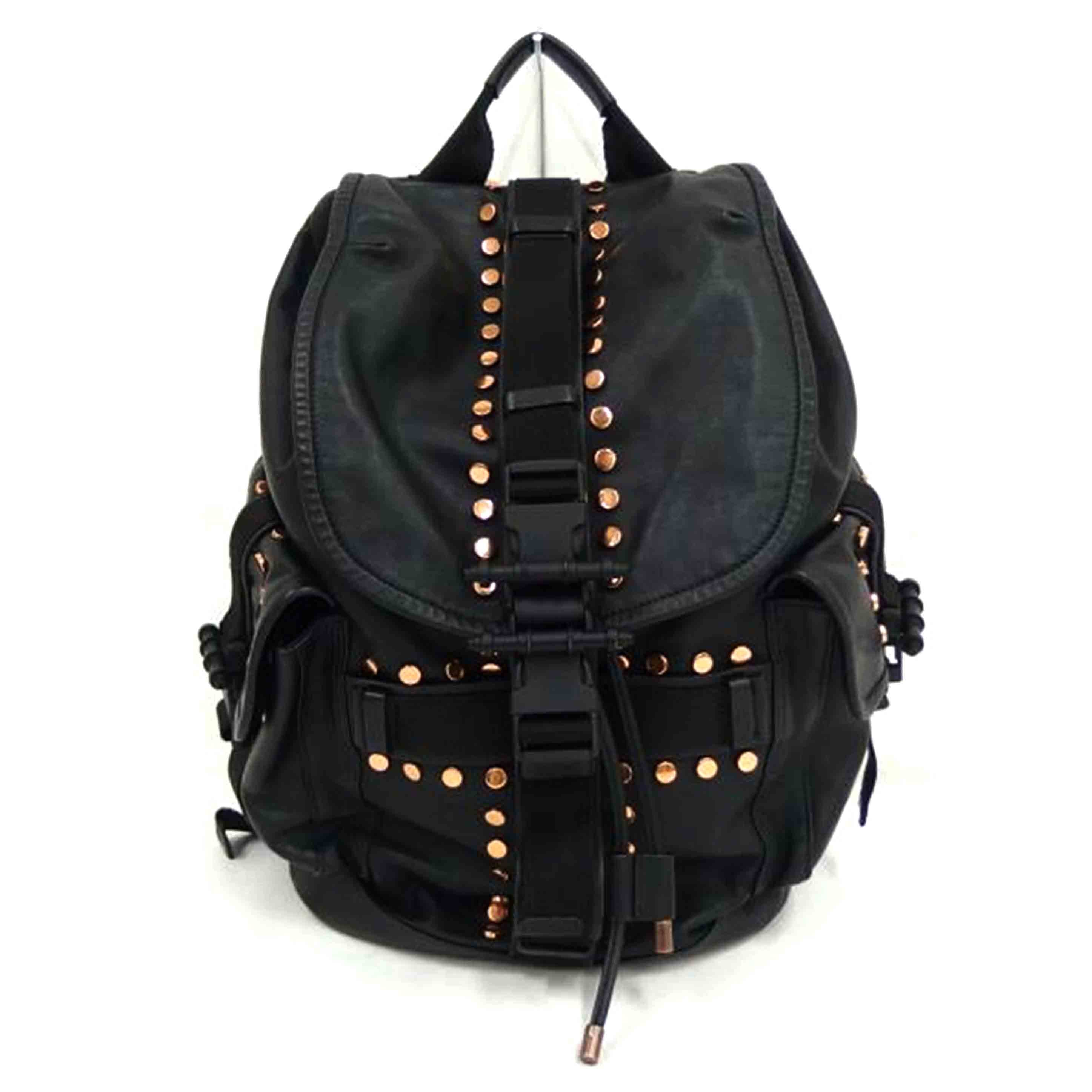 GIVENCHY ジバンシー/レザースタッズバックパック／黒//BJ0*******/Aランク/82