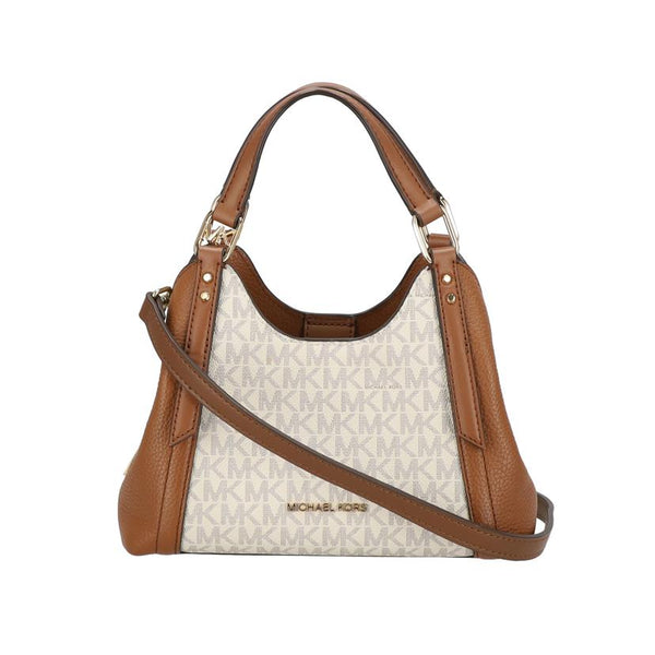 MK ショルダーバッグ Michael Michael Kors Mercer Medium Two-Tone Pebbled Leather