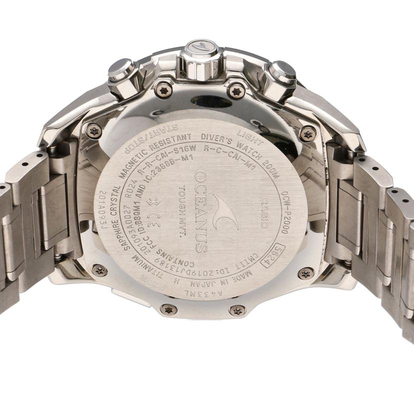 CASIO カシオ/オシアナス／電波ソーラー/OCW-P2000-1AJF//562*/ABランク/75
