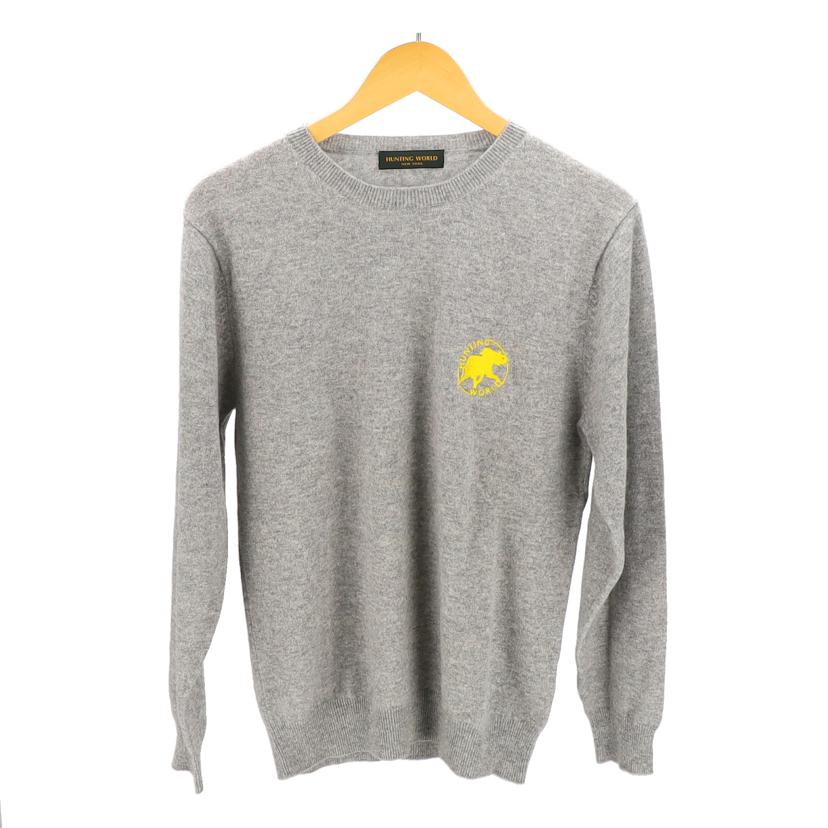 HUNTING　WORLD　 ハンティングワールド/カシミアニット／グレー//Aランク/18