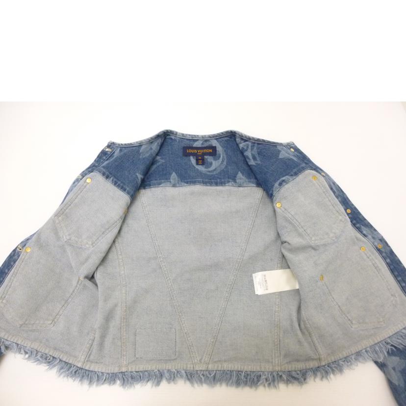 LV ルイヴィトン/◇ノーカラーロゴモノグラムデニムジャケット／36サイズ/RW211W ZPY FKJA06//Bランク/88