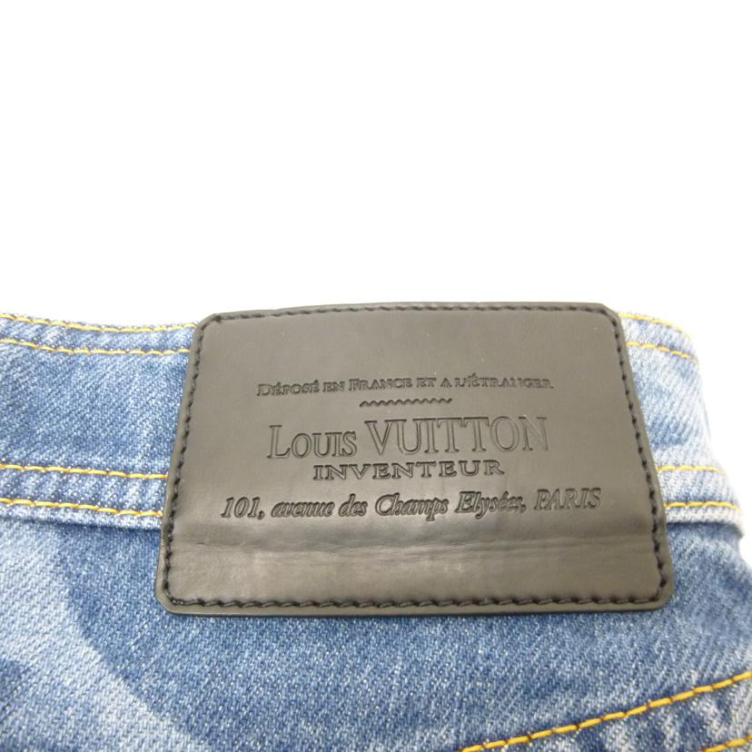 LV ルイヴィトン/◇モノグラムフロントジップデニムスカート／38サイズ/RW211W ZPY FKSK07//ABランク/88