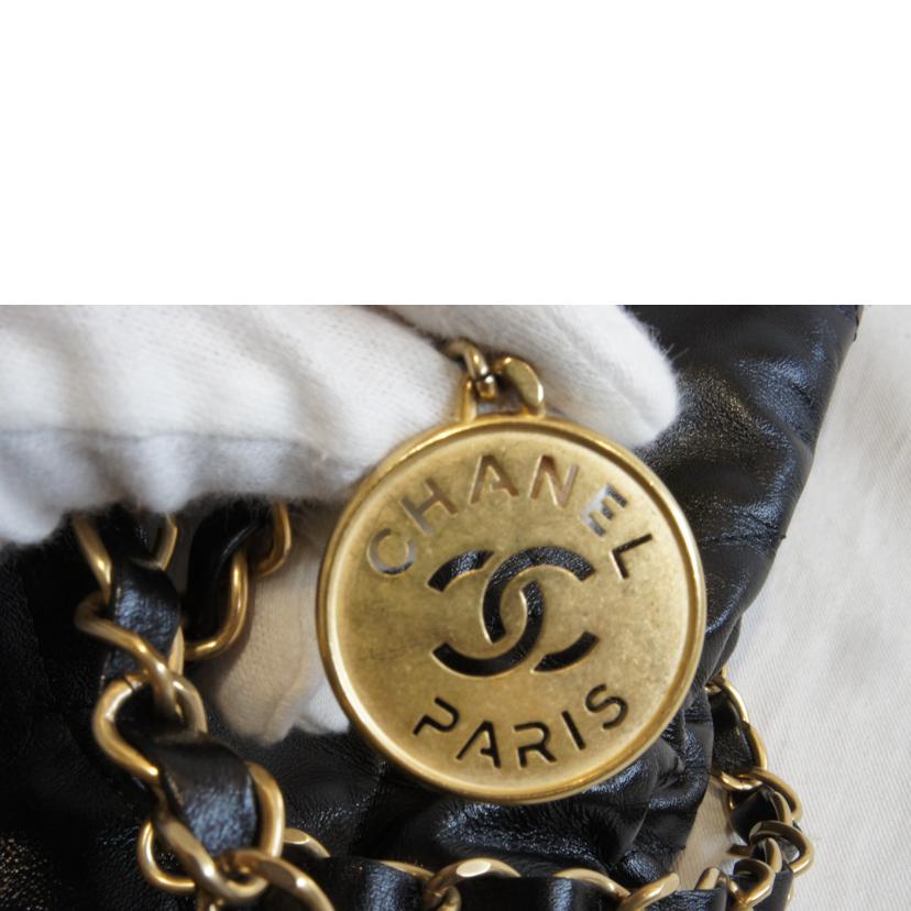 CHANEL シャネル/シャネル22／ブラックカーフチェーンバッグブラック/AS32610//J19*****/Aランク/92