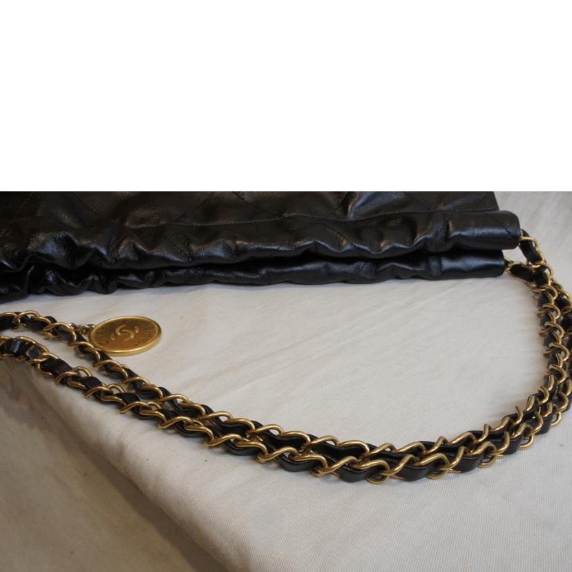 CHANEL シャネル/シャネル22／ブラックカーフチェーンバッグブラック/AS32610//J19*****/Aランク/92