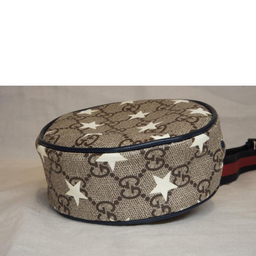 GUCCI グッチ/GGスプリームスターラウンドウエストポーチ/502330//526***/Aランク/92