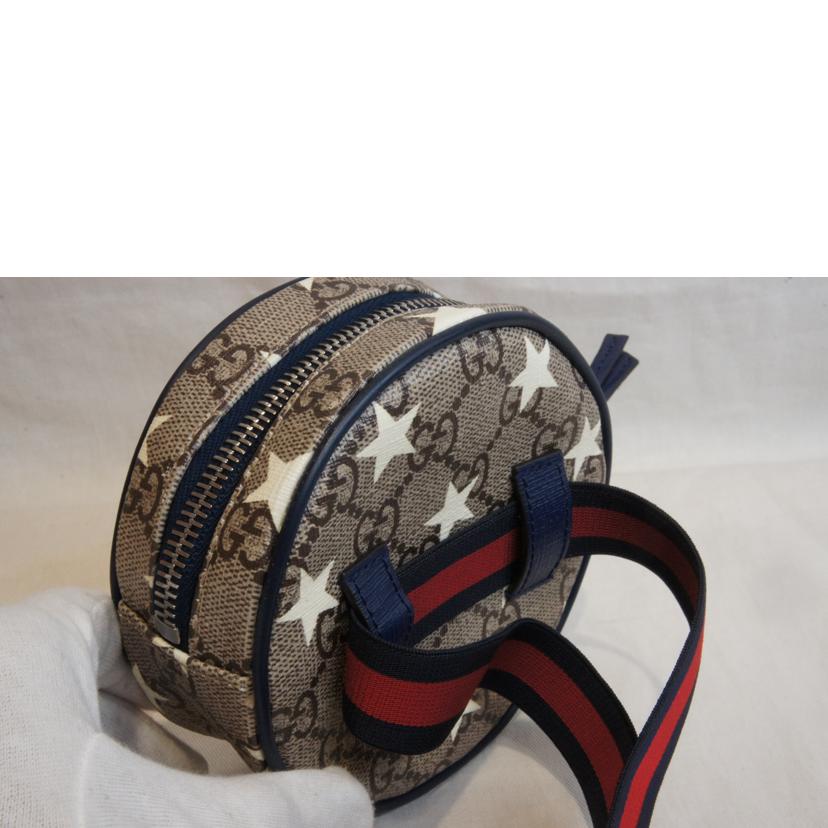 GUCCI グッチ/GGスプリームスターラウンドウエストポーチ/502330//526***/Aランク/92