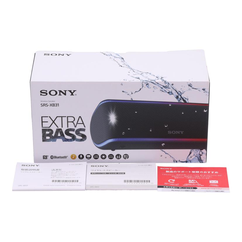 SONY ソニー/ワイヤレススピーカー／SRS－XB31/SRS-XB31//1014415/Bランク/64