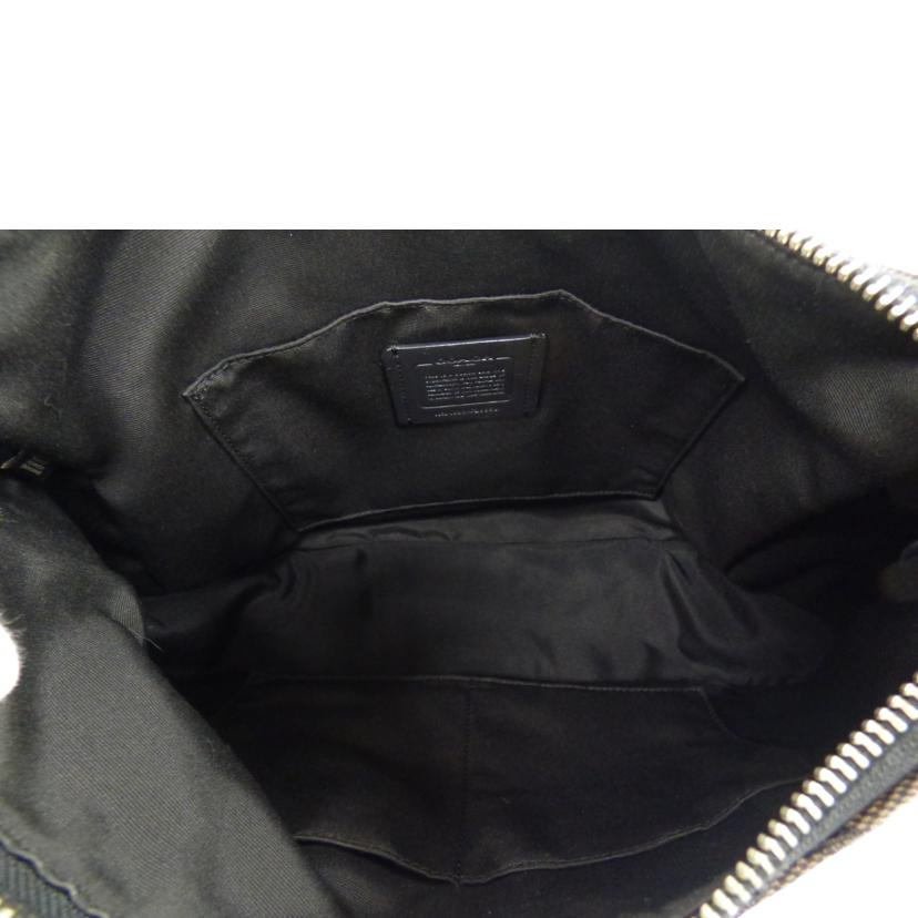 COACH ｺｰﾁ/シグネチャー／ショルダーバッグ／グレー／ブラック/F29959//D18**/ABランク/64