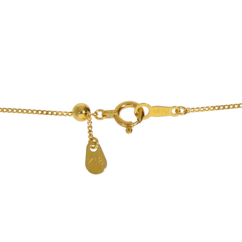 /　K18ゴールデンパールダイヤネックレスD0．24ct//Aランク/05