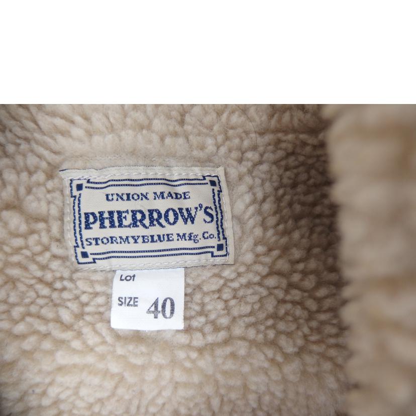 Pherrows フェローズ/Pherrowsランチジャケット／裏ボア／サックスブルー/PRCJ1//ABランク/82